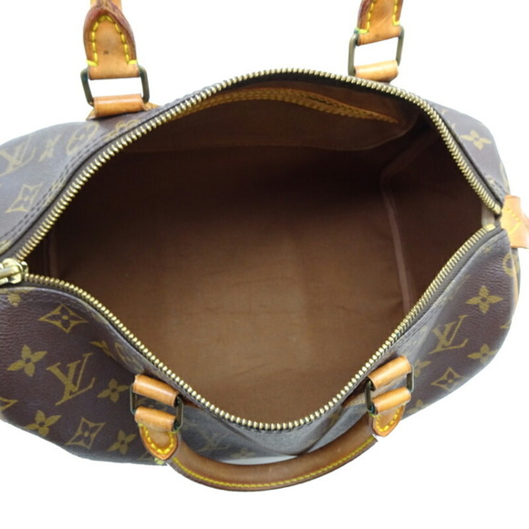 LOUIS VUITTON Speedy 30 Boston Bag M41526 Monogram Brown - Picture 6 of 9